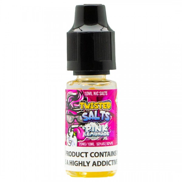 Pink Lemonade 10ml Nic Salt By Twisted Salts