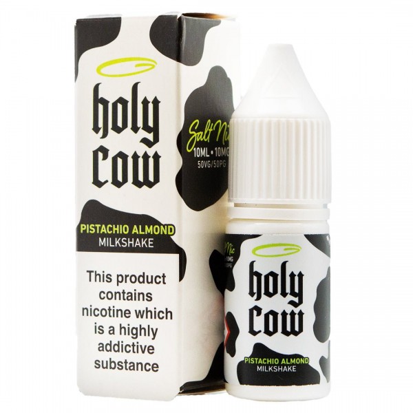 Pistachio Almond Milkshake 10ml Nic Salt By Holy Cow