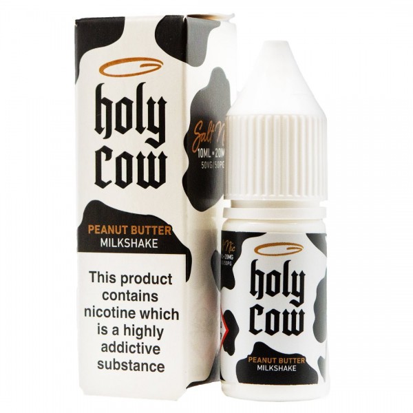 Peanut Butter Milkshake 10ml Nic Salt By Holy Cow