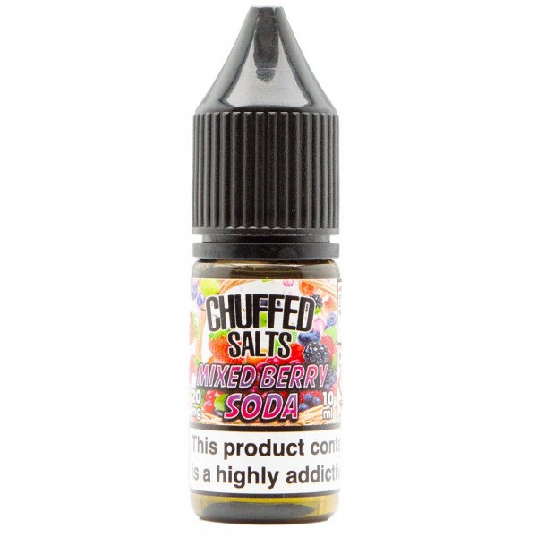 Mixed Berry Soda 10ml Nic Salt By Chuffed Salts