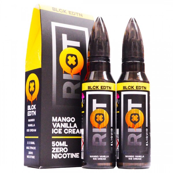 Mango Vanilla Ice Cream 100ml Shortfill By Riot Squad