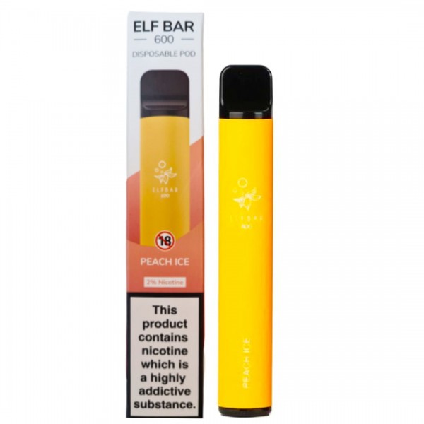 Elf Bar 600 Peach Ice Disposable Vape