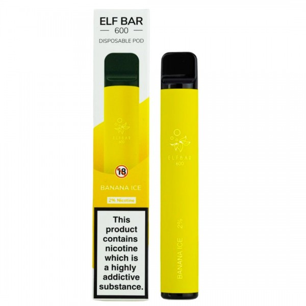 Elf Bar 600 Banana Ice Disposable Vape