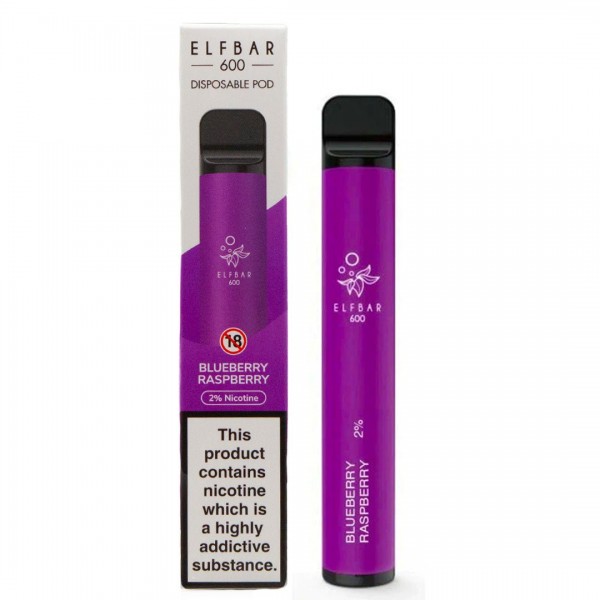 Elf Bar 600 Blueberry Raspberry Disposable Vape