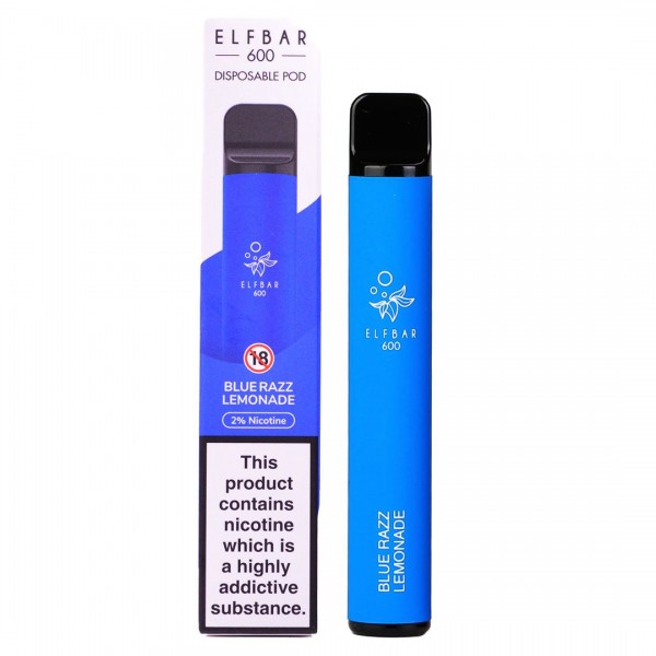 Elf Bar 600 Blue Razz Lemonade Disposable Vape