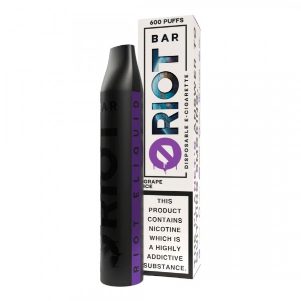 Grape Ice Disposable Vape by Riot Bar