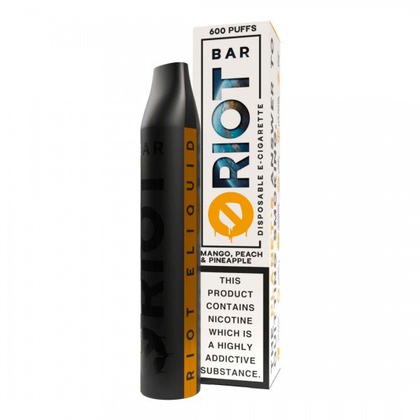 Mango Peach Pineapple Disposable Vape by Riot Bar