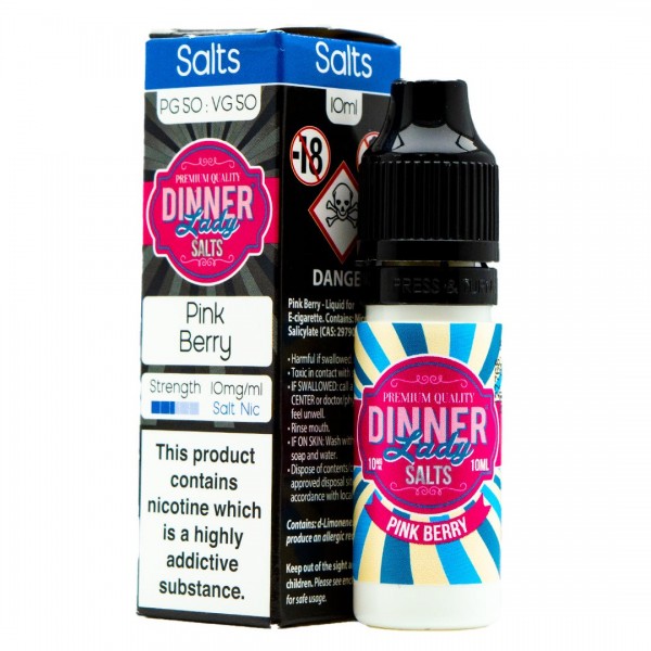 Pink Berry 10ml Nic Salt By Dinner Lady