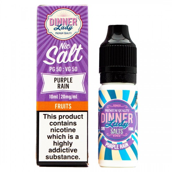 Purple Rain 10ml Nic Salt By Dinner Lady