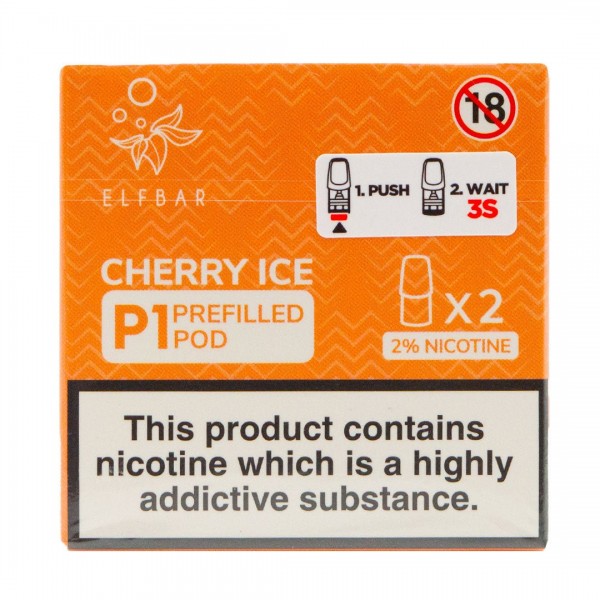 Cherry Ice P1 Prefilled Pod by Elf Bar Mate 500