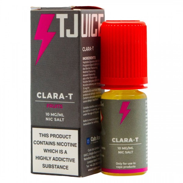 Clara-T 10ml Nic Salt By T Juice