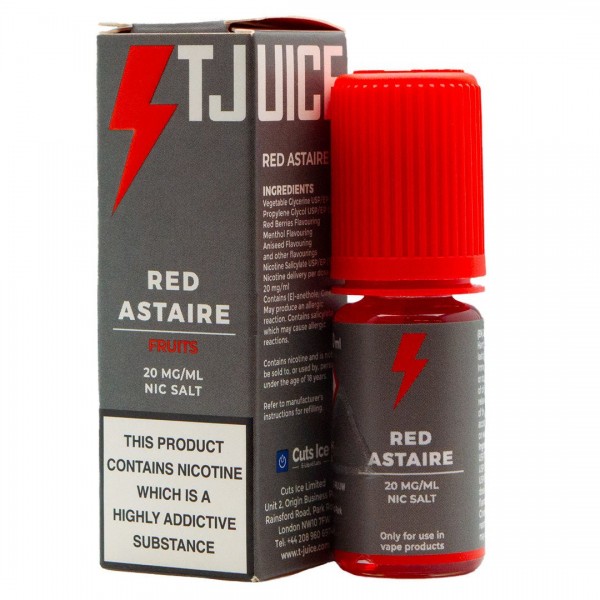 Red Astaire 10ml Nic Salt By T Juice