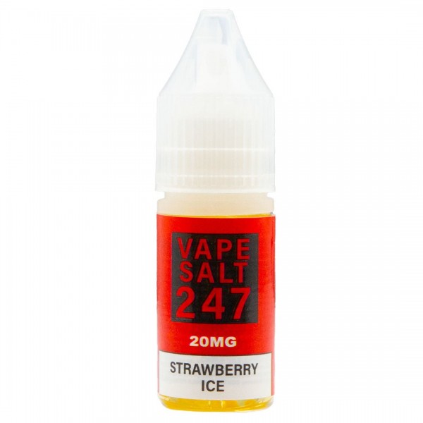 Strawberry Ice 10ml Nic Salt E-liquid By Vape 247