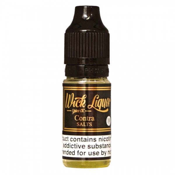 Contra 10ml Nic Salt E-liquid By Wick Liquor