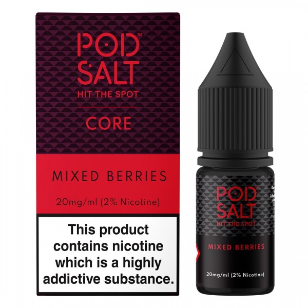 Mixed Berries 10ml Nic Salt By Pod Salt