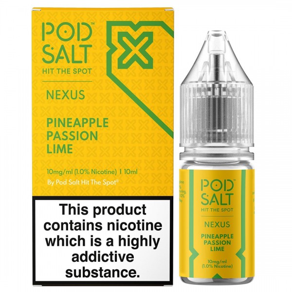 Pineapple Passion Lime 10ml Nic Salt By Pod Salt Nexus