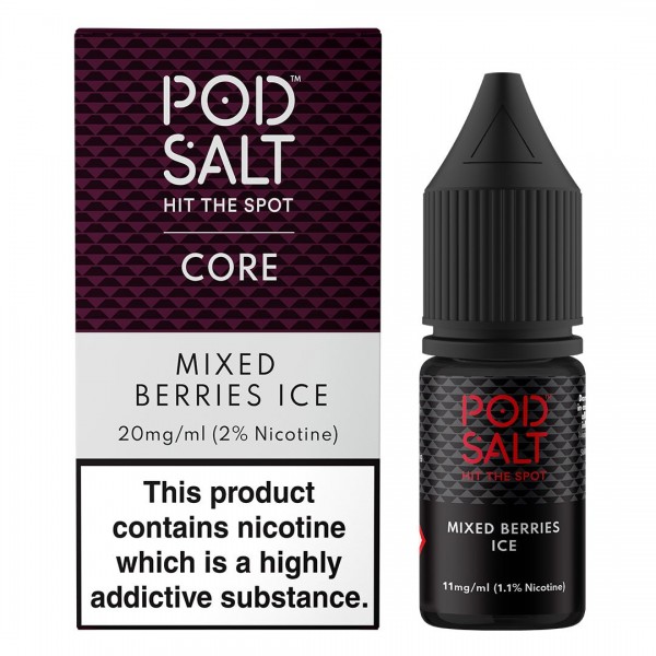 Mixed Berries Ice 10ml Nic Salt By Pod Salt