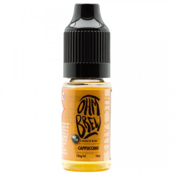 Cappuccino 10ml Nic Salt By Ohm Brew