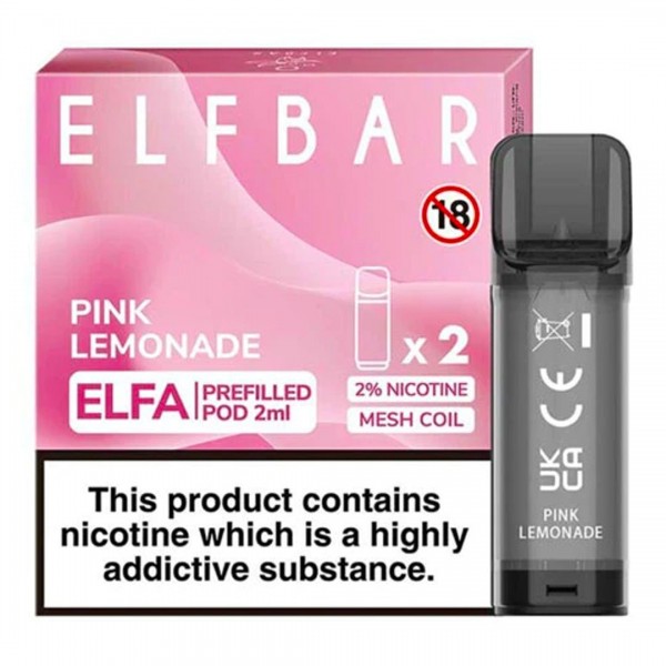 Pink Lemonade Elfa Prefilled Pod by Elf Bar