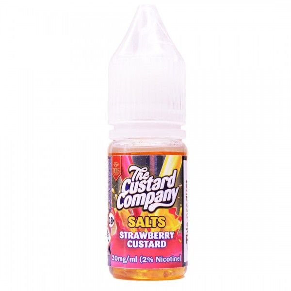 Strawberry Custard 10ml Nic Salt By The Custard Company