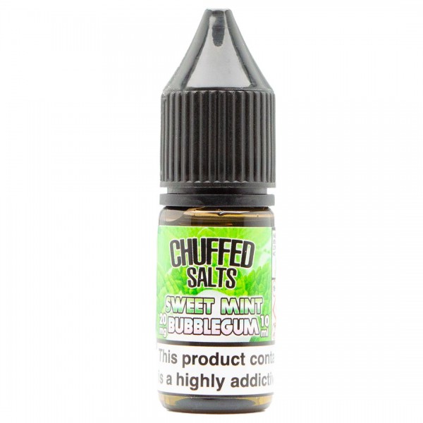 Sweet Mint Bubblegum 10ml Nic Salt By Chuffed Salts