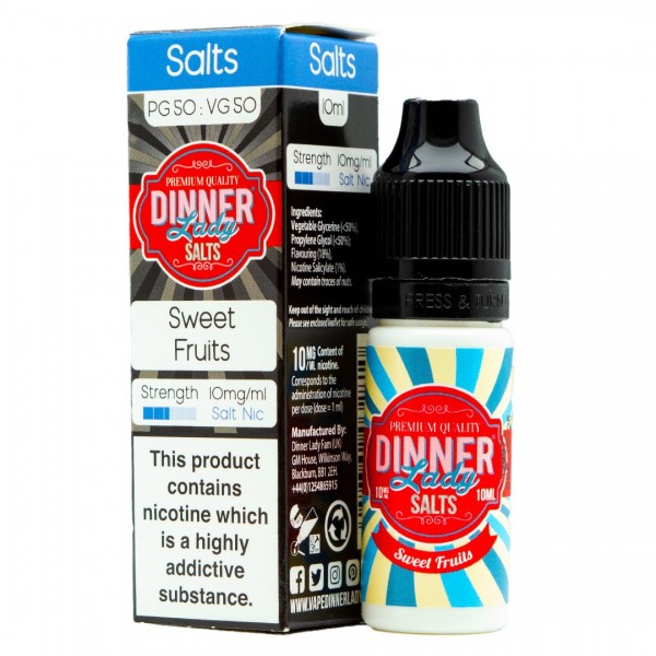 Sweet Fruits 10ml Nic Salt By Dinner Lady