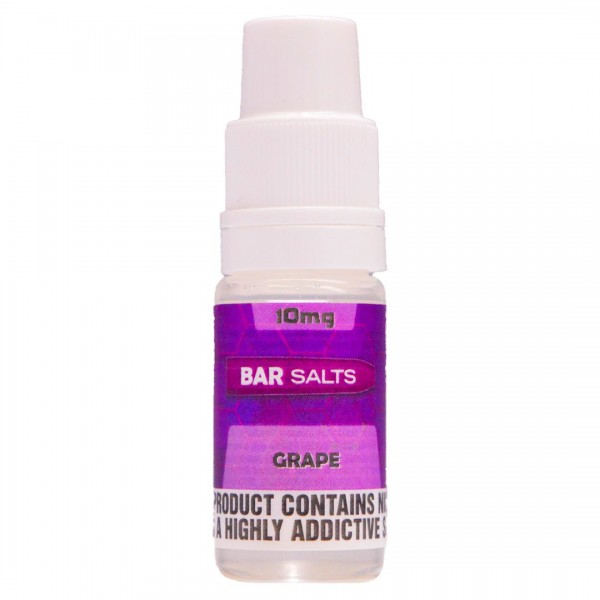 Grape 10ml Nic Salt E-liquid By Bar Salts