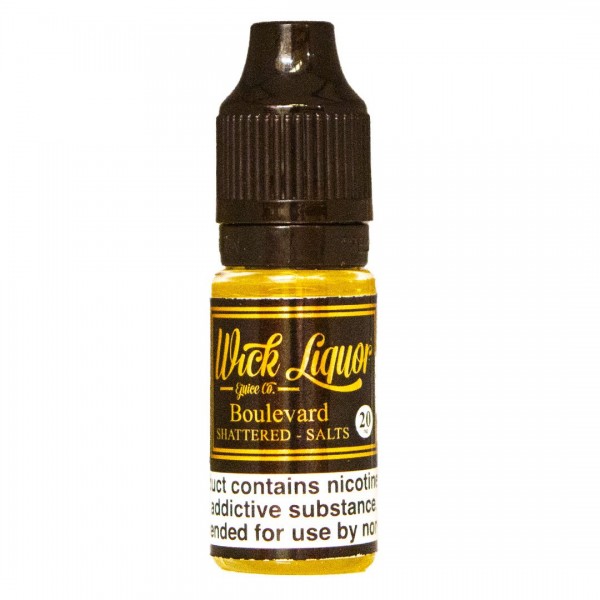 Boulevard Shattered 10ml Nic Salt E-liquid By Wick Liquor