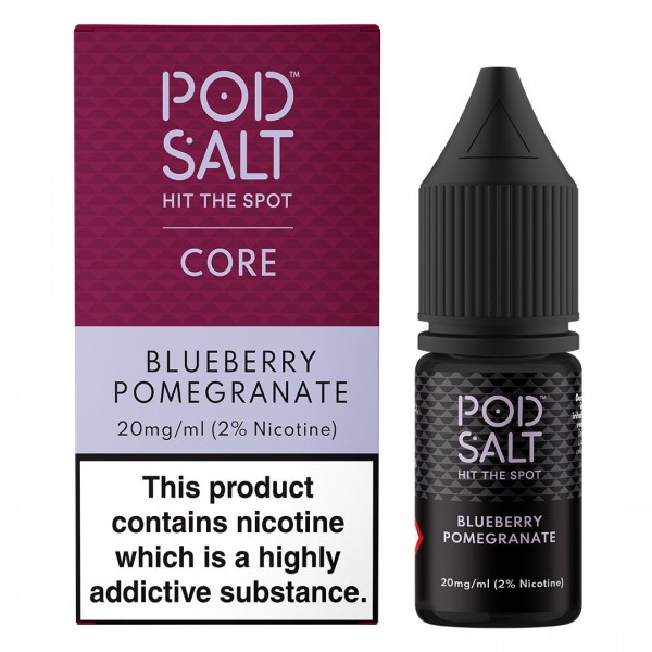 Blueberry Pomegranate 10ml Nic Salt By Pod Salt