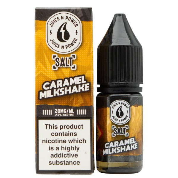 Caramel Milkshake 10ml Nic Salt By Juice & Power