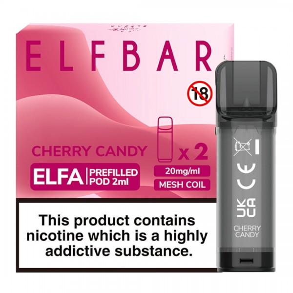 Cherry Candy Elfa Prefilled Pod by Elf Bar
