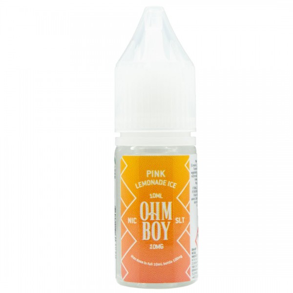 Pink Lemonade Ice 10ml Nic Salt By Ohm Boy SLT