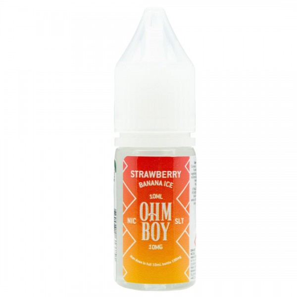 Strawberry Banana Ice 10ml Nic Salt By Ohm Boy SLT