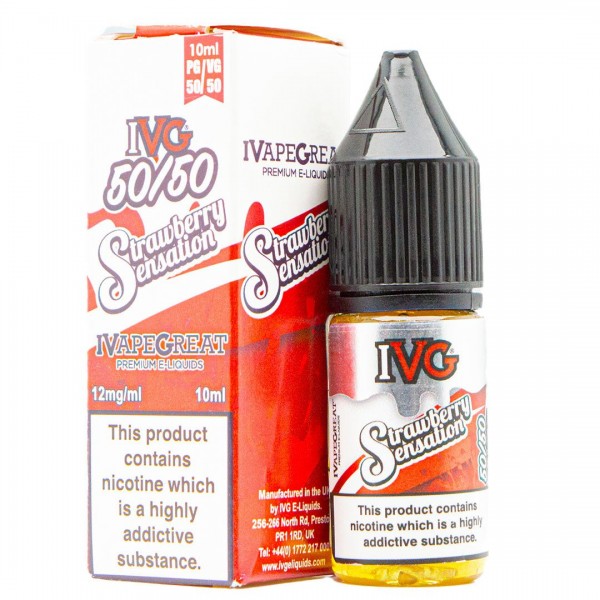 Strawberry Sensation 10ml E Liquid By IVG