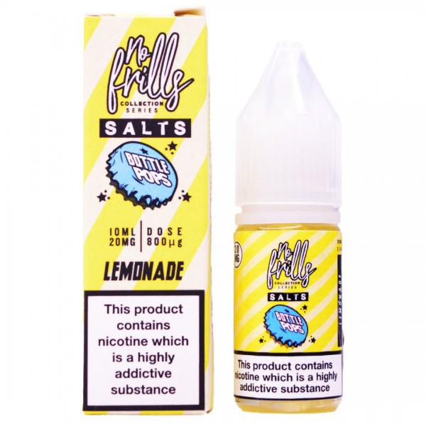 Lemonade 10ml Nic Salt By No Frills Bottle Pops