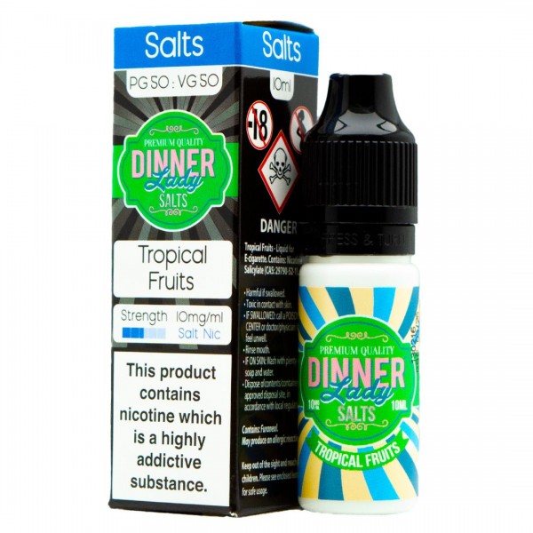 Tropical Fruits 10ml Nic Salt By Dinner Lady