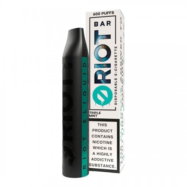 Triple Mint Disposable Vape by Riot Bar