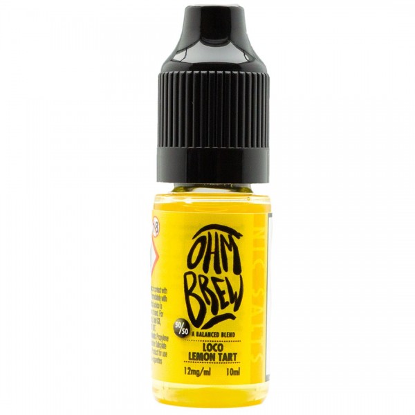 Loco Lemon Tart 10ml Nic Salt By Ohm Brew