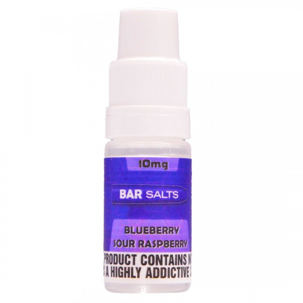Blueberry Sour Raspberry 10ml Nic Salt E-liquid By Bar Salts
