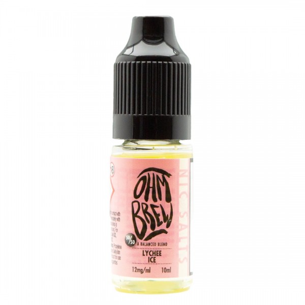 Lychee Ice 10ml Nic Salt By Ohm Brew