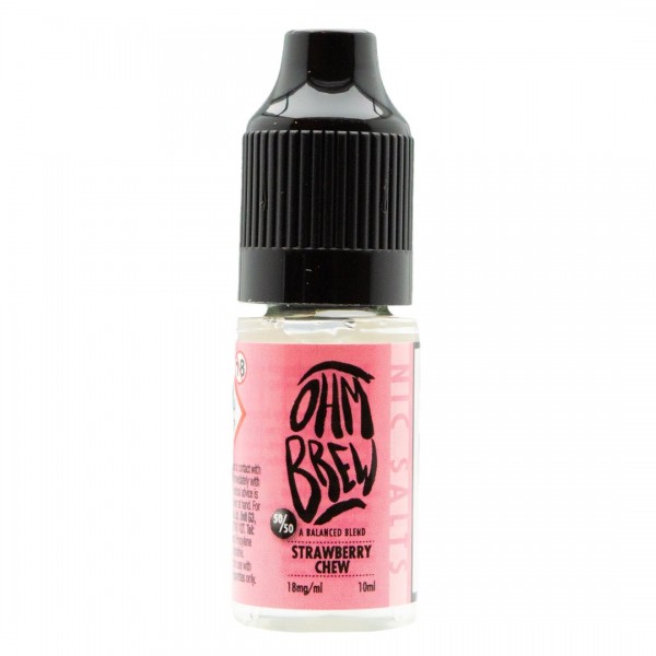 Strawberry Chew 10ml Nic Salt By Ohm Brew