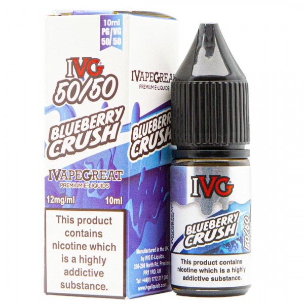 Blueberry Crush 10ml E Liquid By IVG