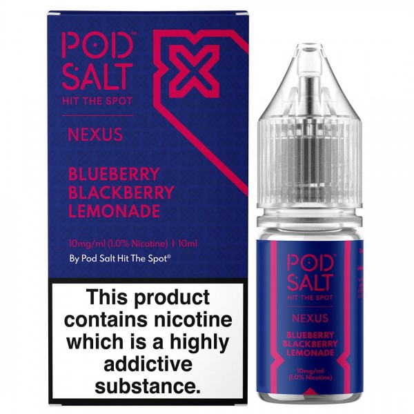 Blueberry Blackberry Lemonade 10ml Nic Salt By Pod Salt Nexus