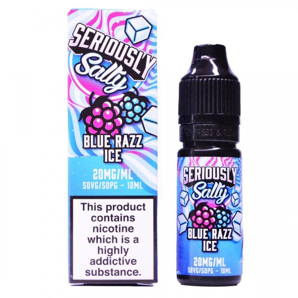 Blue Razz Ice 10ml Nic Salt By Seriously Salty