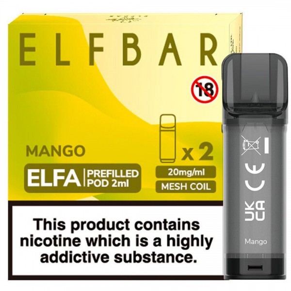 Mango Elfa Prefilled Pod by Elf Bar