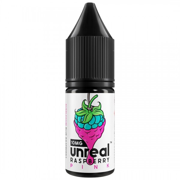 Pink 10ml Nic Salt E-liquid By Unreal Raspberry