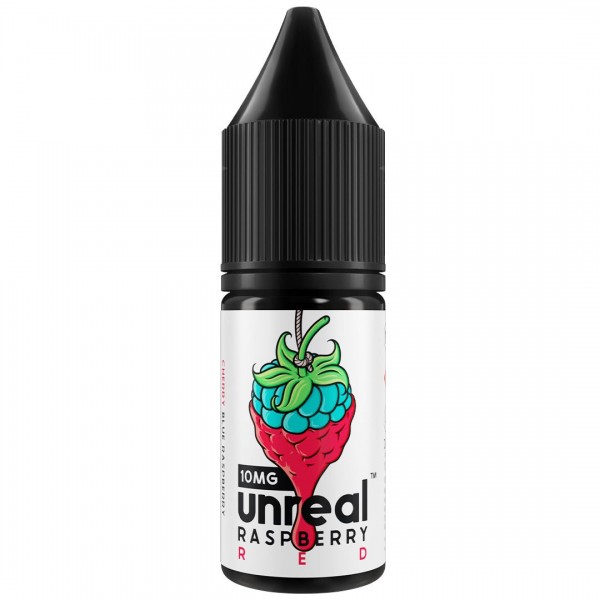 Red 10ml Nic Salt E-liquid By Unreal Raspberry