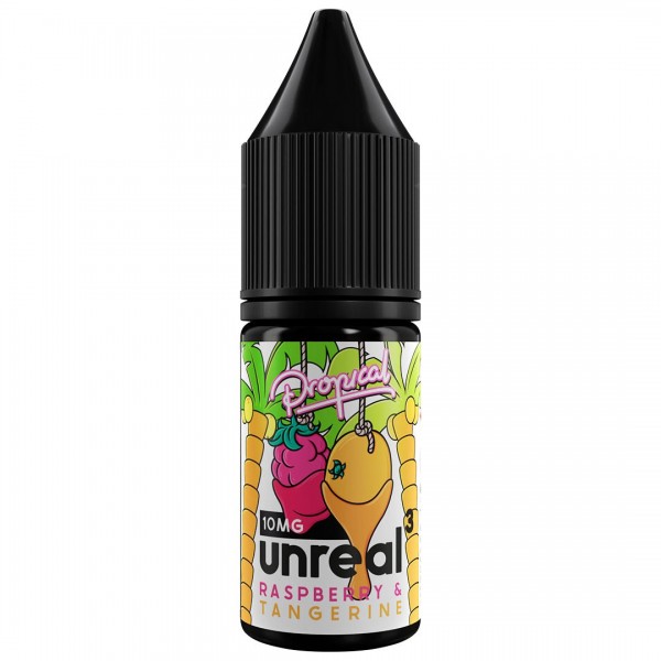 Raspberry Tangerine 10ml Nic Salt E-liquid By Unreal 3