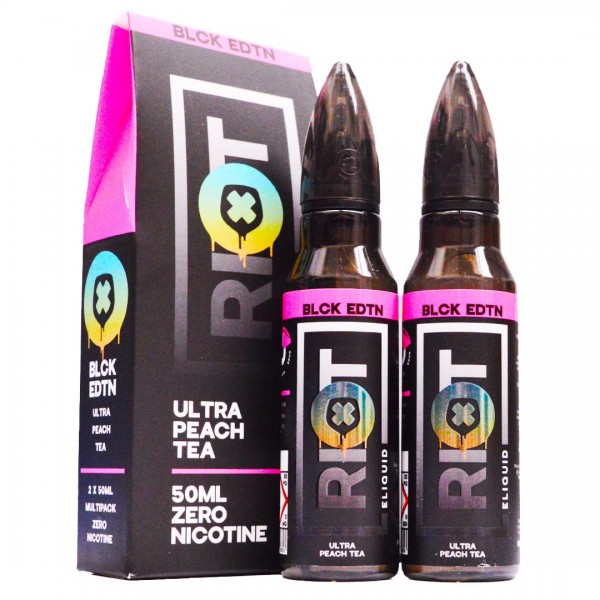 Ultra Peach Tea 100ml Shortfill By Riot Squad