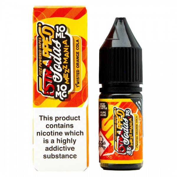 Twisted Orange Cola 10ml Nic Salt By Strapped